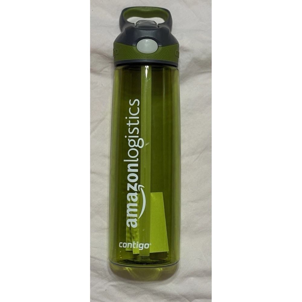 NEW Contigo 24 oz. Ashland 2.0 Tritan Water Bottle AutoSpout Lid, Amazon Green